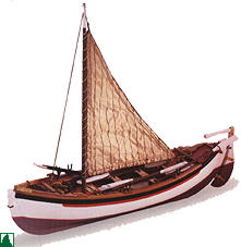 Whale Boat. Maqueta: Ballenero