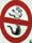 Disco adhesivo prohibido fumar